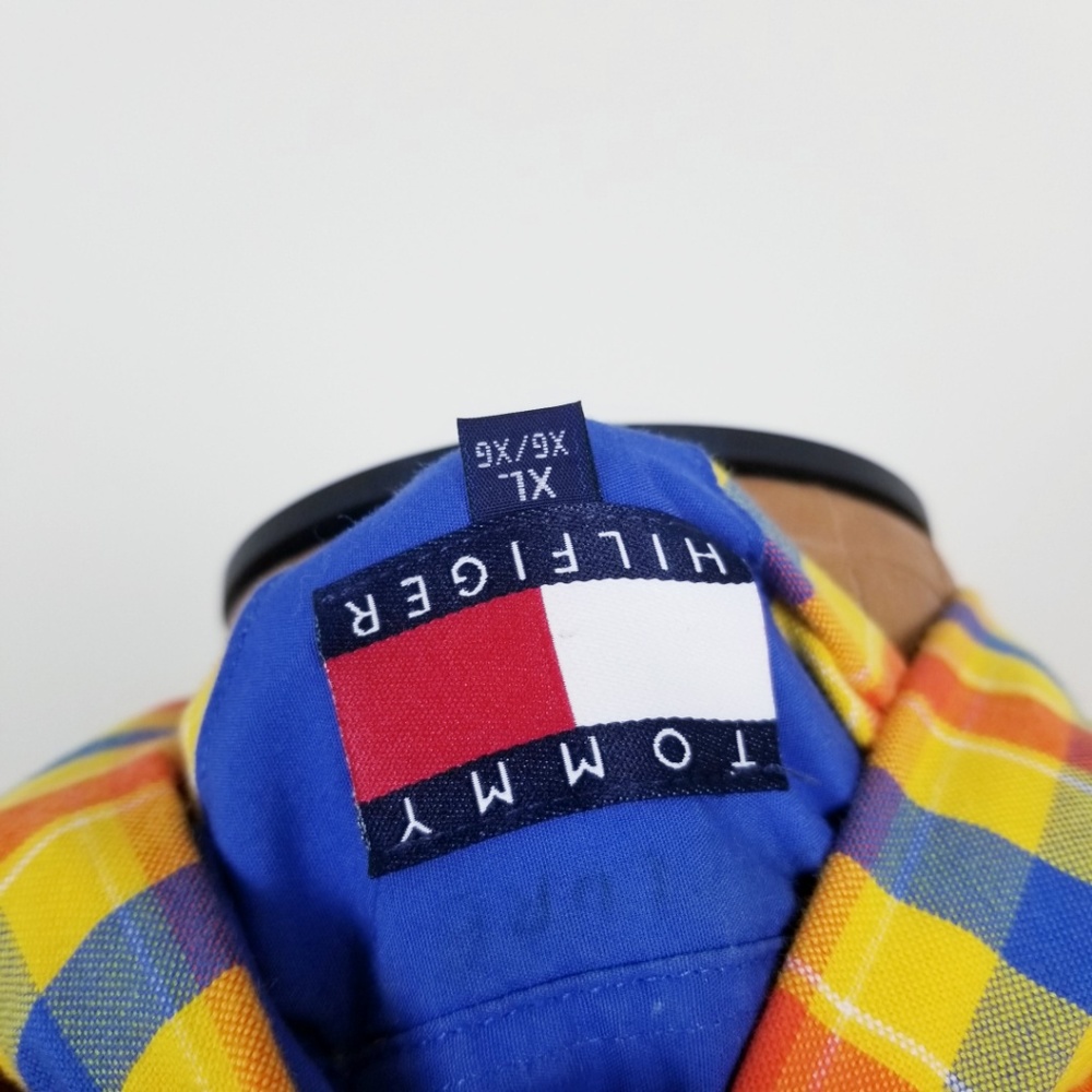 *SOLD* Vintage Tommy Hilfiger Plaid Button Down XL - Picture 5 of 6
